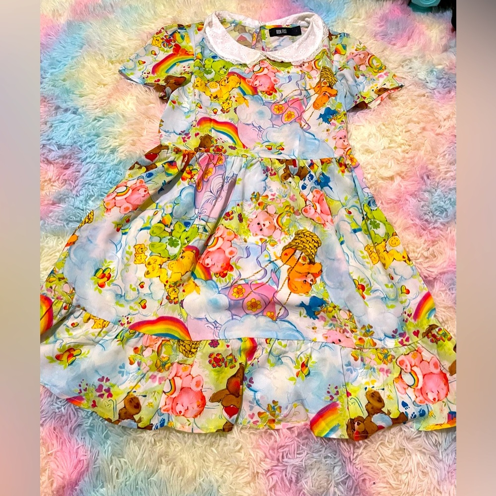 Vintage rare carebear dress small